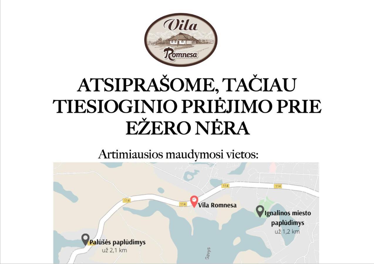 Vila Romnesa Ignalina Luaran gambar
